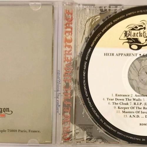 Heir Apparent Graceful Inheritance CD like new, metal