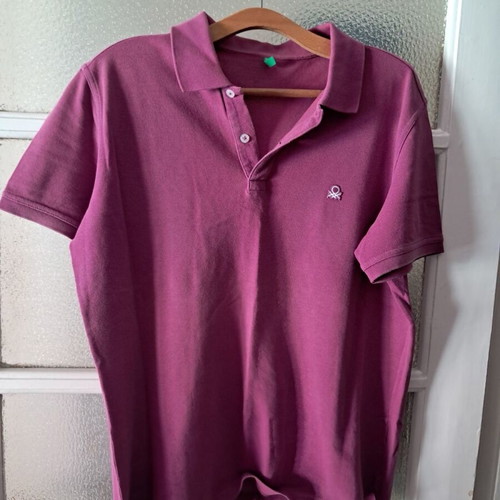 United Colors of Benetton shirt XL like new, multicolor purple
