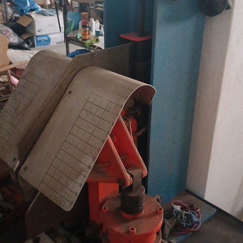 Olympia leather cutting press like new, embossing and slitting machine