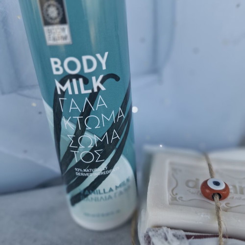 Bodyfarm bath set with lotion, soap, pumice stone and massage glove