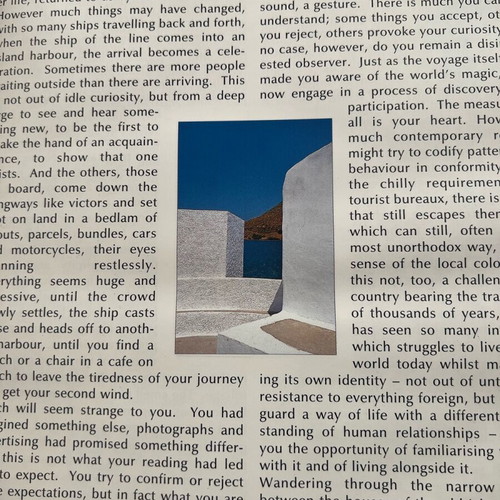 Aegean Voyage coffee table book used by Yiorgos Depollas