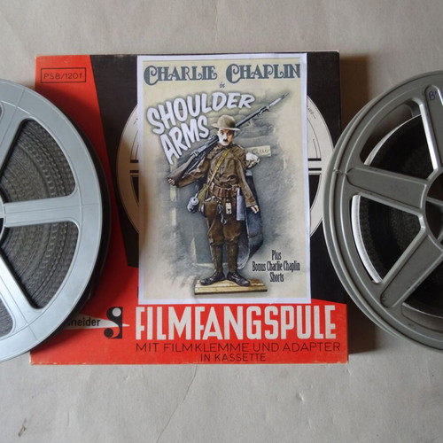 Shoulder Arms Standard 8mm silent film used with Charlie Chaplin