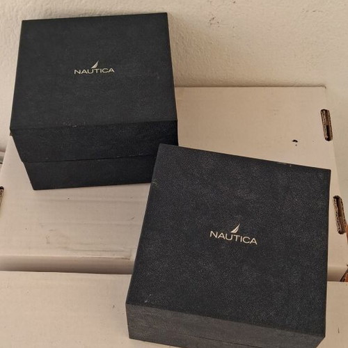 Nautica watch boxes used, set of two