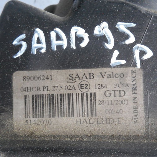 Left headlight for SAAB 95 9-5 facelift 2002-2006 used