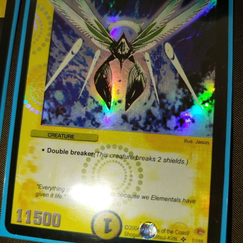 RSW-S1 Miar, Comet Elemental Duel Masters TCG card used, Super Rare