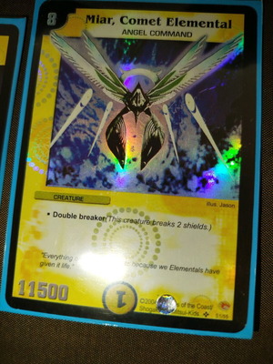 RSW-S1 Miar, Comet Elemental Duel Masters TCG card used, Super Rare