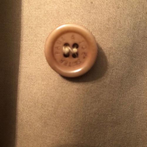 Paul & Joe Sister cotton gabardine coat used, beige size 42