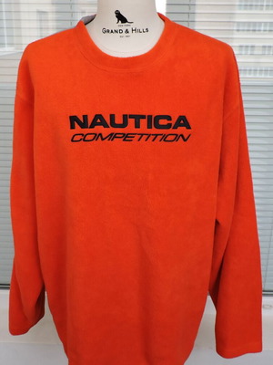 Nautica Sweatshirt like new, orange, size XXL