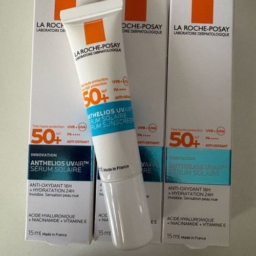 La Roche Posay Anthelios UVAIR Serum Sunscreen SPF50+ New 3x15ml