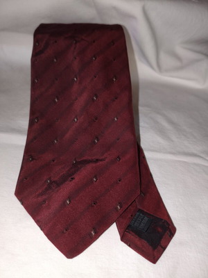 Vintage RV Milano Silk Tie Bordeaux like new