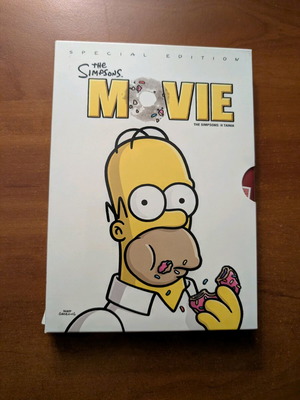 Simpsons Movie DVD used, Greek edition with dubbing