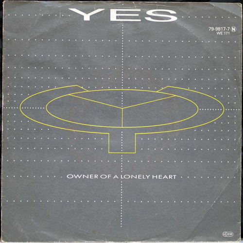 Yes Owner of a Lonely Heart 7'' vinyl used, rock