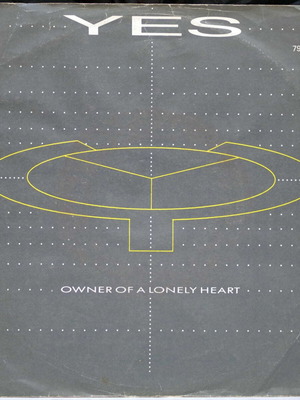 Yes Owner of a Lonely Heart 7'' vinyl used, rock