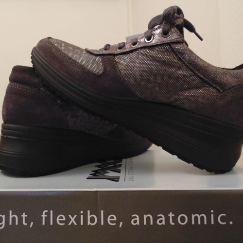 Imac women's shoes 100% leather new, gray, size 41