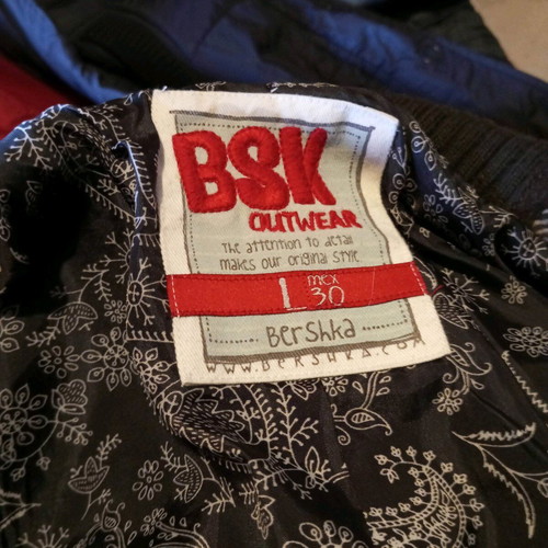 Bershka women's jacket used, size L