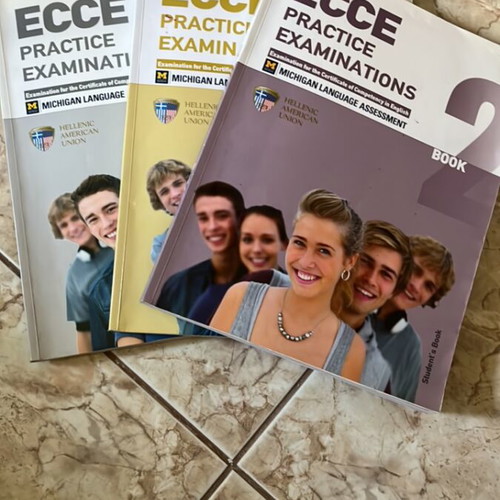 ECCE Practice Examinations English books like new, set of three