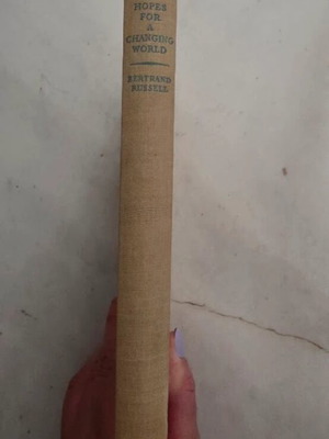 New Hopes for a Changing World hardcover book by Bertrand Russell used
