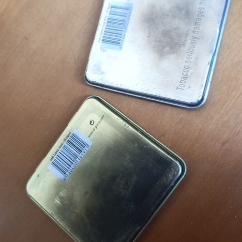 Metal boxes used, set of 2 from Synkareta