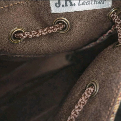 Handmade backpack new from genuine leather, Greek craftsmanship