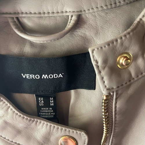 Vero Moda leather jacket new, grey brown