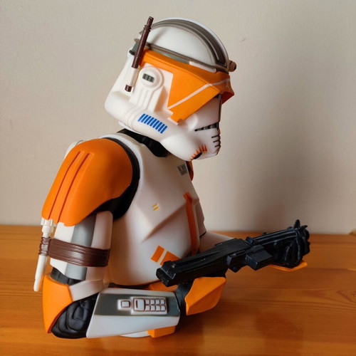 Star Wars Commander Cody Coin Bank figure like new 2013
