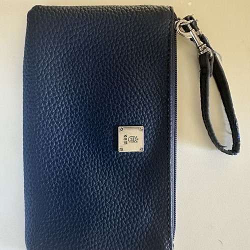 Kem women's handbag used, blue, wristlet