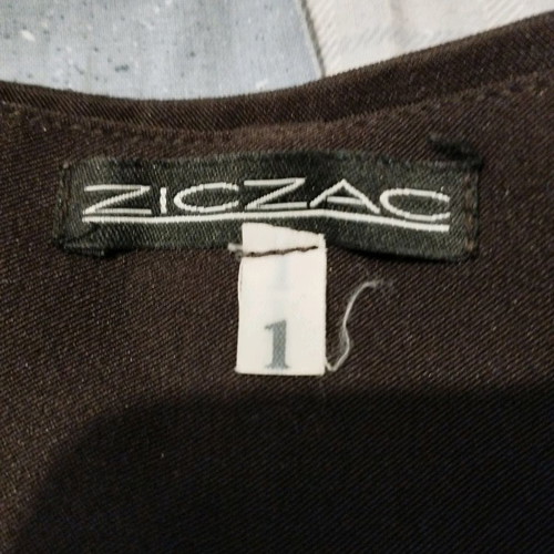 Zigzag women's pants used twice, brown, size S