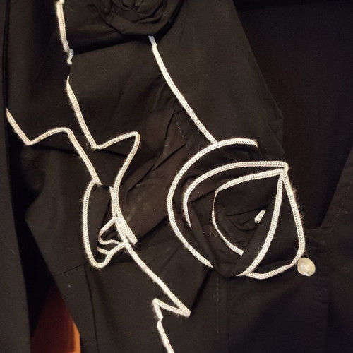 Branded evening shirt like new, black, size M