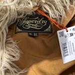 Superdry De Luxe παλτό από συνθετική γούνα καινούργιο, μέγεθος Medium