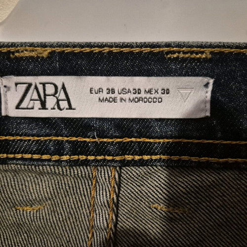 Τζιν αντρικό παντελόνι Zara σαν καινούργιο, σκούρο μπλε, μέγεθος M