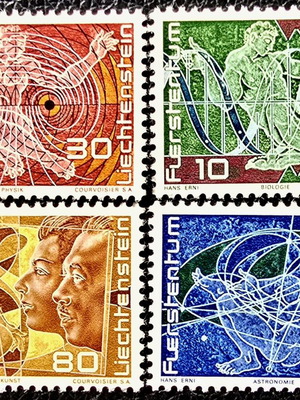 Liechtenstein stamp set 1969, 4 unsealed