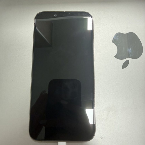 Apple iPhone 13 Pro 256GB gold with cracked back and case
