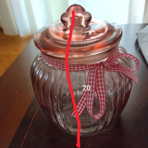 Glass vases and bowls for decoration
