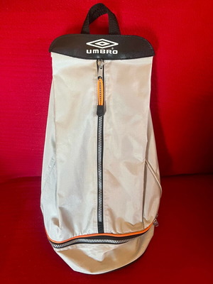 Umbro authentic backpack like new, gray and orange