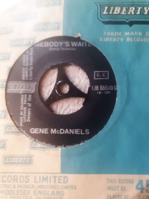 Gene McDaniels Spanish Lace 7" single μεταχειρισμένο, pop