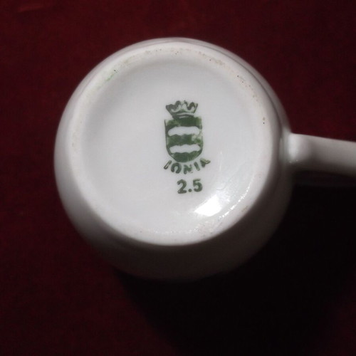 Vintage Ionia Hellas Loumidis Papagalos Coffee Cup like new