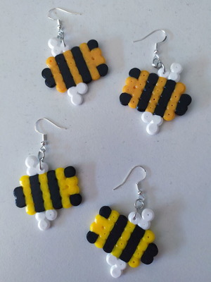 Χειροποίητα σκουλαρίκια Bumblebee σετ 2 τεμαχίων καινούργια