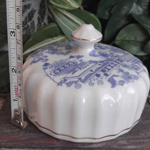 Vintage ανταλλακτικό καπάκι πορσελάνης China Blau μεταχειρισμένο