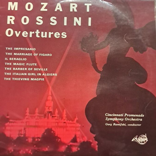 Mozart Rossini Overtures record used, good condition