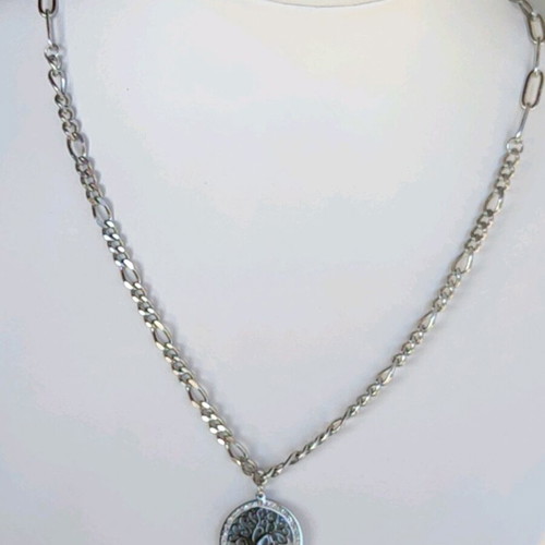Steel Necklace New, Gold and Silver Color