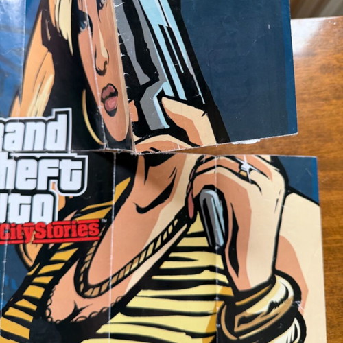 Αφίσα Grand Theft Auto Liberty City Stories μεταχειρισμένη, διπλής όψεως
