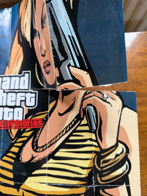 Αφίσα Grand Theft Auto Liberty City Stories μεταχειρισμένη, διπλής όψεως