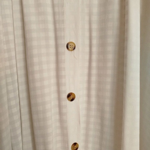 Summer skirt like new, white, with elastic waist