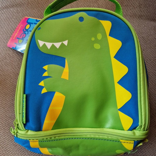 Stephen Joseph Dino insulated lunch bag, new with tag