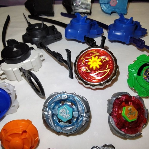 Beyblade Metal Saga used collection, Hasbro Takara Tomy