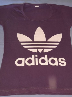 Adidas γυναικείο T-shirt σε μπορντό, μέγεθος M