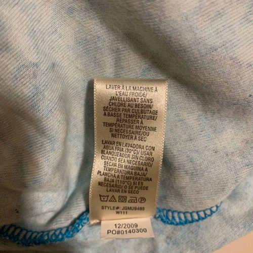 Juicy Couture blue terry shortsuit like new with ruffles and drawstring