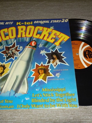Various Artists Disco Rocket 20 Original Hits K-Tel винил LP 1976