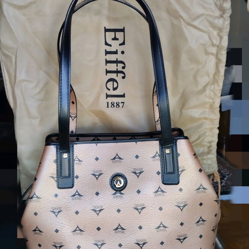 Eiffel shoulder bag like new, beige