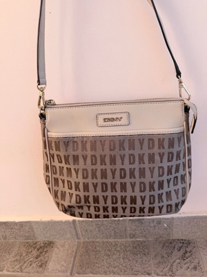 DKNY crossbody bag like new, beige and brown
